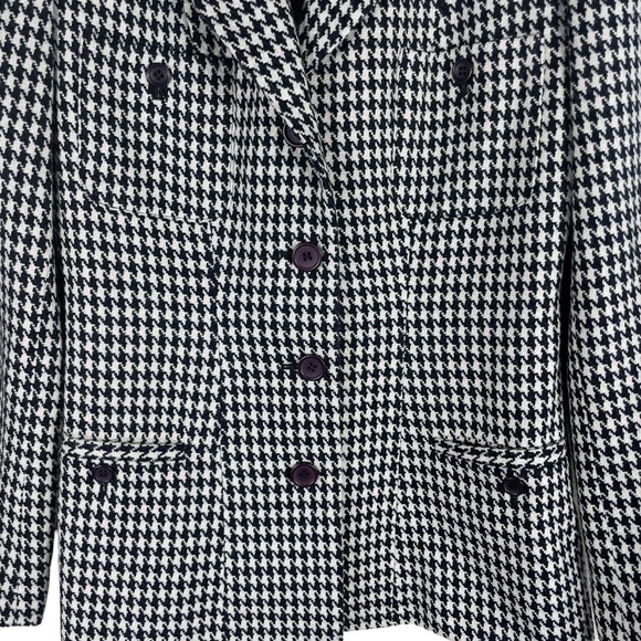 Theme Black & White Houndstooth Blazer in Size Small - Picture 7 of 11